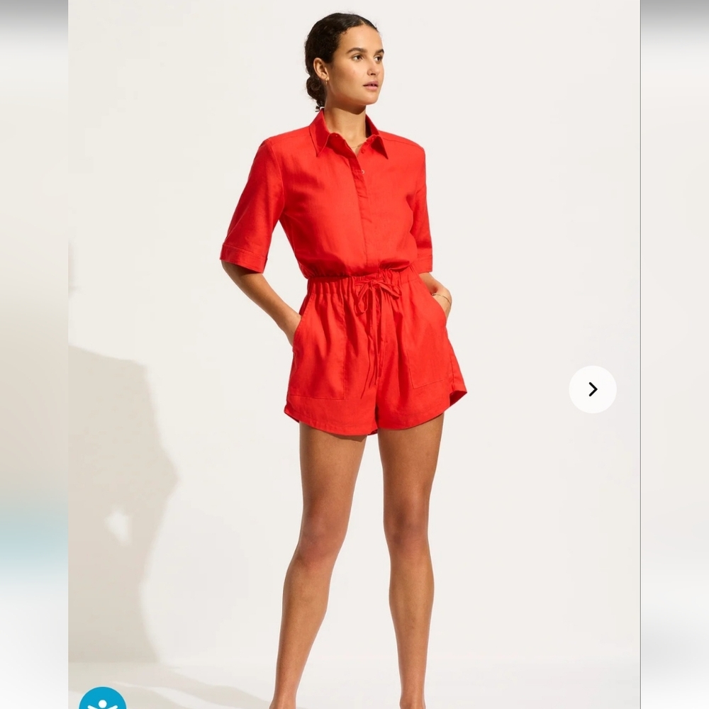 Seafolly Flame Red Playsuit (Australia)